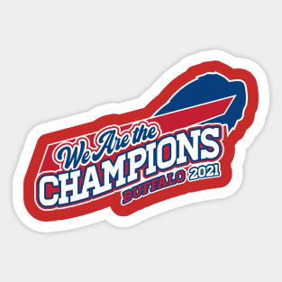 We Are The Champions, Buffalo! Sticker